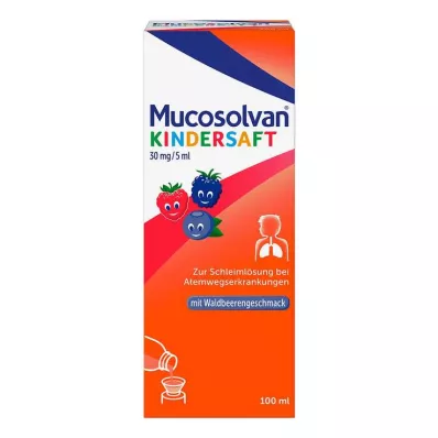 MUCOSOLVAN Sumo para crianças 30 mg/5 ml, 100 ml MUCOSOLVAN Sumo para crianças 30 mg/5 ml, 100 ml