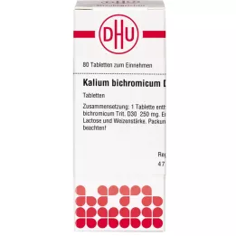 KALIUM BICHROMICUM D 30 Comprimidos, 80 Cápsulas