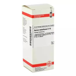 AURUM METALLICUM Diluição D 10, 50 ml
