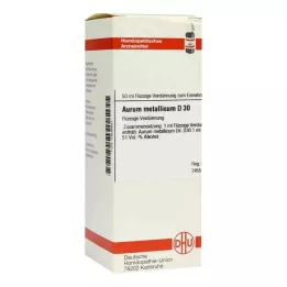 AURUM METALLICUM Diluição D 30, 50 ml