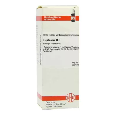 EUPHRASIA Diluição D 3, 50 ml