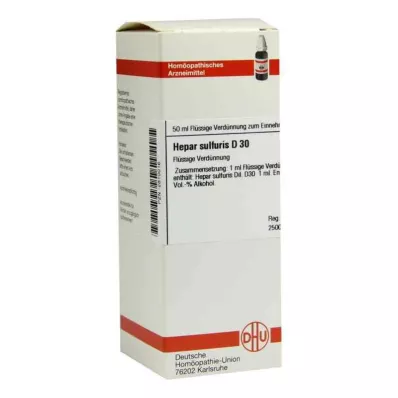 HEPAR SULFURIS Diluição D 30, 50 ml