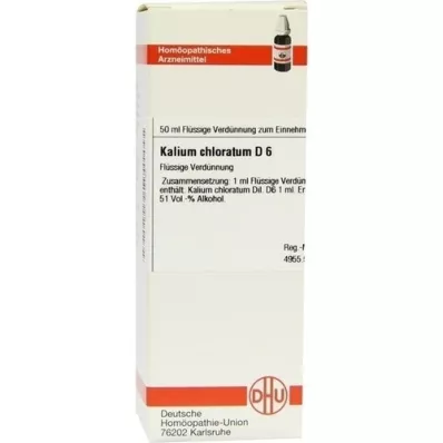 KALIUM CHLORATUM Diluição D 6, 50 ml