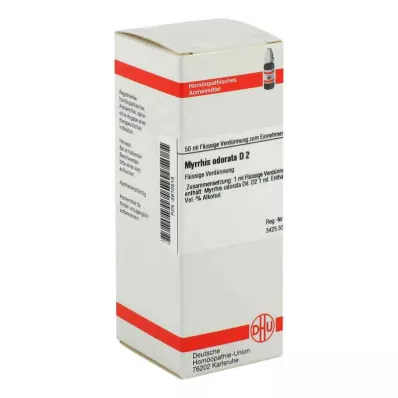 MYRRHIS odorata D 2 diluição, 50 ml MYRRHIS odorata D 2 diluição, 50 ml