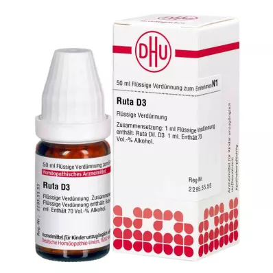 RUTA Diluição D 3, 50 ml
