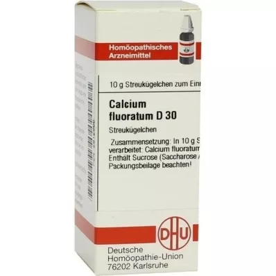CALCIUM FLUORATUM D 30 glóbulos, 10 g