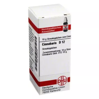 CINNABARIS D 12 glóbulos, 10 g CINNABARIS D 12 glóbulos, 10 g
