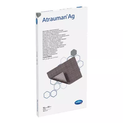 ATRAUMAN Compressas estéreis Ag 10x20 cm, 10 unidades ATRAUMAN Compressas estéreis Ag 10x20 cm, 10 unidades
