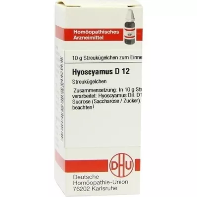 HYOSCYAMUS D 12 glóbulos, 10 g
