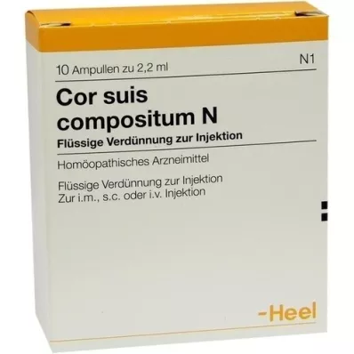 COR SUIS Ampolas de Compositum N, 10 unid