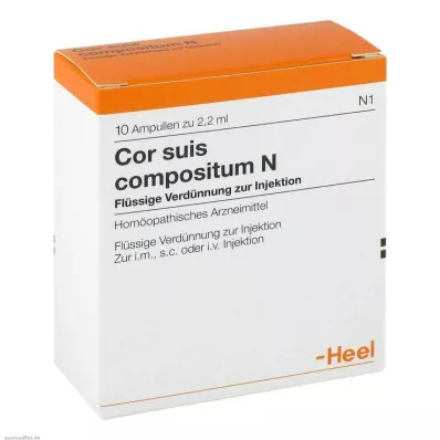 COR SUIS Ampolas de Compositum N, 10 unid COR SUIS Ampolas de Compositum N, 10 unid