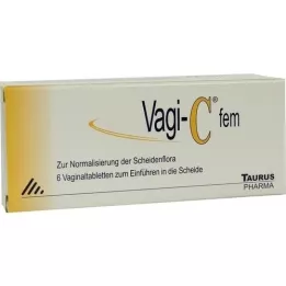 VAGI C Fem comprimidos vaginais, 6 unidades