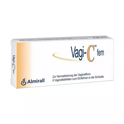 VAGI C Fem comprimidos vaginais, 6 unidades VAGI C Fem comprimidos vaginais, 6 unidades
