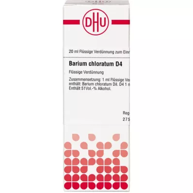 BARIUM CHLORATUM Diluição D 4, 20 ml