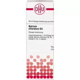 NATRIUM CHLORATUM Diluição D 4, 20 ml