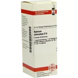 NATRIUM CHLORATUM Diluição D 6, 20 ml