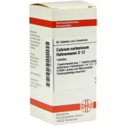 CALCIUM CARBONICUM Hahnemanni D 12 Comprimidos, 80 unid