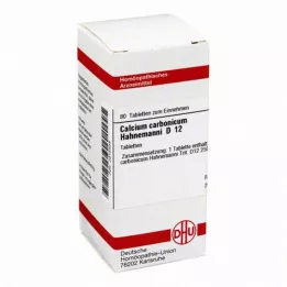 CALCIUM CARBONICUM Hahnemanni D 12 Comprimidos, 80 unid