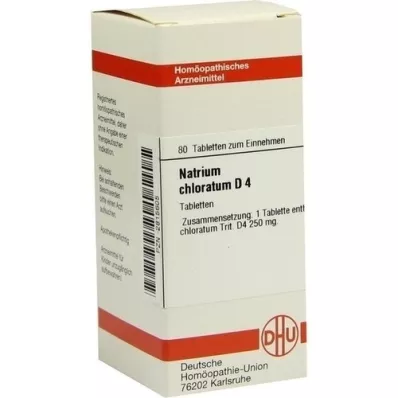 NATRIUM CHLORATUM D 4 Comprimidos, 80 Cápsulas