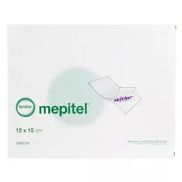 MEPITEL Pensos de malha de silicone 12x15 cm estéreis, 5 unidades