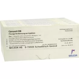 CERUSSIT D 8 ampolas, 48X1 ml