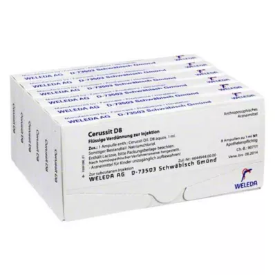 CERUSSIT D 8 ampolas, 48X1 ml CERUSSIT D 8 ampolas, 48X1 ml