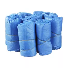 ÜBERSCHUHE Plástico descartável azul, 100 pcs