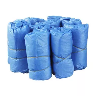 ÜBERSCHUHE Plástico descartável azul, 100 pcs ÜBERSCHUHE Plástico descartável azul, 100 pcs