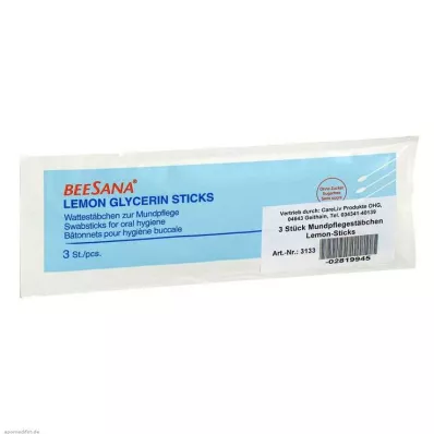 MUNDPFLEGESTÄBCHEN Palitos de limão, 3 peças MUNDPFLEGESTÄBCHEN Palitos de limão, 3 peças