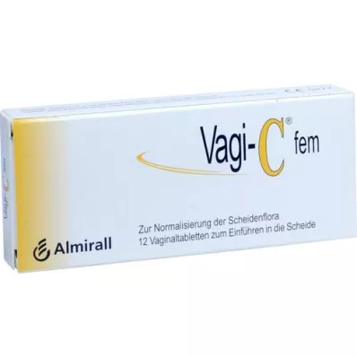 VAGI C Fem comprimidos vaginais, 12 unidades