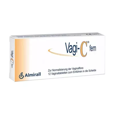 VAGI C Fem comprimidos vaginais, 12 unidades