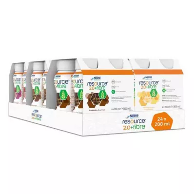 RESOURCE Caixa de mistura de 2,0 fibras, 6X4X200 ml RESOURCE Caixa de mistura de 2,0 fibras, 6X4X200 ml