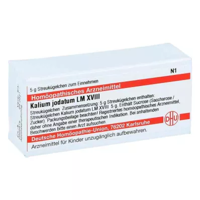 KALIUM JODATUM LM XVIII Glóbulos, 5 g KALIUM JODATUM LM XVIII Glóbulos, 5 g