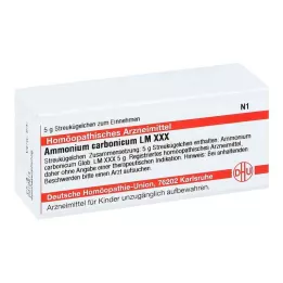 AMMONIUM CARBONICUM LM XXX Glóbulos, 5 g