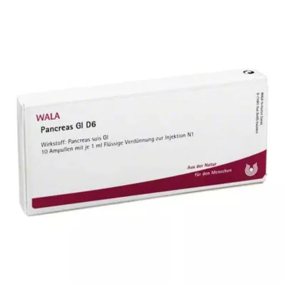 PANCREAS GL D 6 ampolas, 10X1 ml PANCREAS GL D 6 ampolas, 10X1 ml