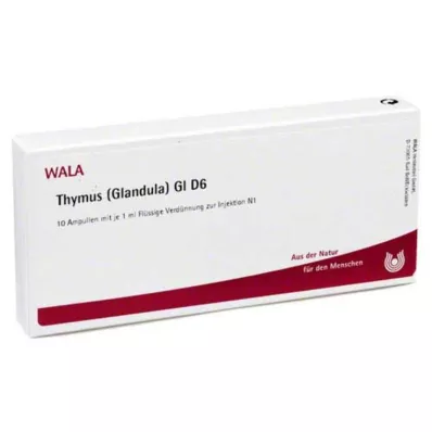 THYMUS GLANDULA GL D 6 ampolas, 10X1 ml THYMUS GLANDULA GL D 6 ampolas, 10X1 ml