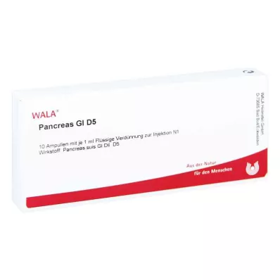 PANCREAS GL D 5 ampolas, 10X1 ml PANCREAS GL D 5 ampolas, 10X1 ml