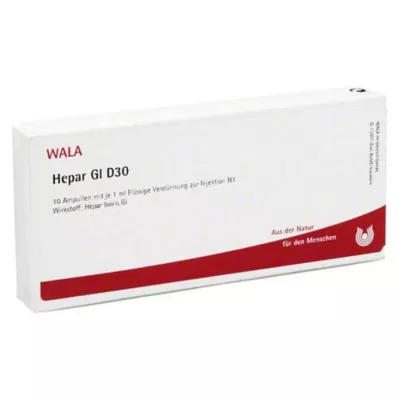 HEPAR GL D 30 ampolas, 10X1 ml HEPAR GL D 30 ampolas, 10X1 ml