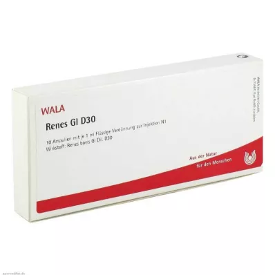RENES GL D 30 ampolas, 10X1 ml RENES GL D 30 ampolas, 10X1 ml