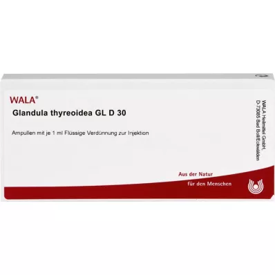 GLANDULA THYREOIDEA GL D 30 ampolas, 10X1 ml