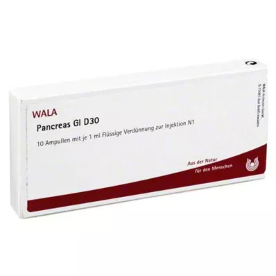 PANCREAS GL D 30 ampolas, 10X1 ml