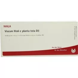 VISCUM MALI e planta tota D 3 ampolas, 10X1 ml