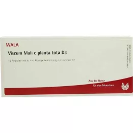 VISCUM MALI e planta tota D 3 ampolas, 10X1 ml