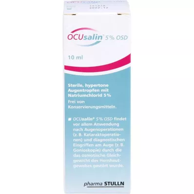 OCUSALIN 5% OSD Colírio, 1X10 ml