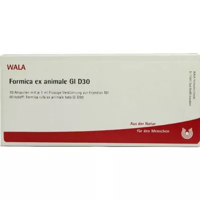 FORMICA EX animale GL D 30 ampolas, 10X1 ml FORMICA EX animale GL D 30 ampolas, 10X1 ml