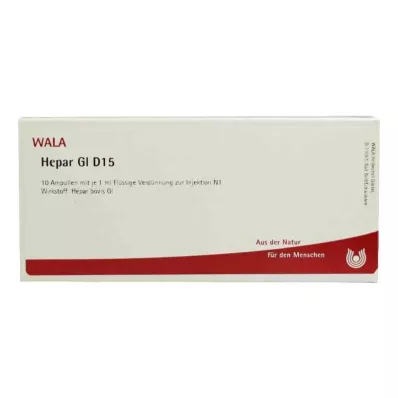 HEPAR GL D 15 ampolas, 10X1 ml HEPAR GL D 15 ampolas, 10X1 ml