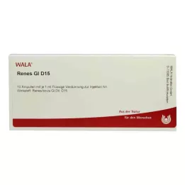 RENES GL D 15 ampolas, 10X1 ml