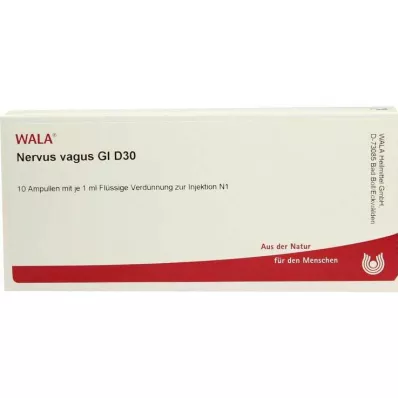 NERVUS VAGUS GL D 30 ampolas, 10X1 ml NERVUS VAGUS GL D 30 ampolas, 10X1 ml