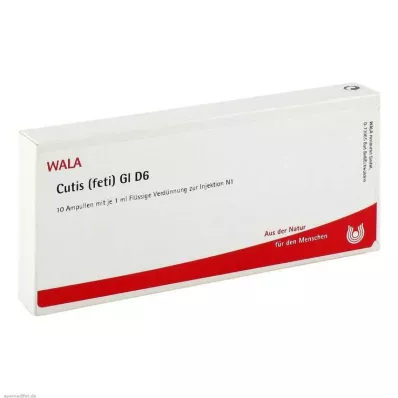 CUTIS feti GL D 6 ampolas, 10X1 ml