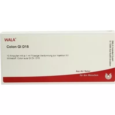 COLON GL D 15 ampolas, 10X1 ml